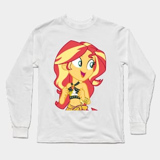 Beach Sunset Shimmer 3 Long Sleeve T-Shirt